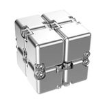 The silver Weighted Metal Infinity Cube.