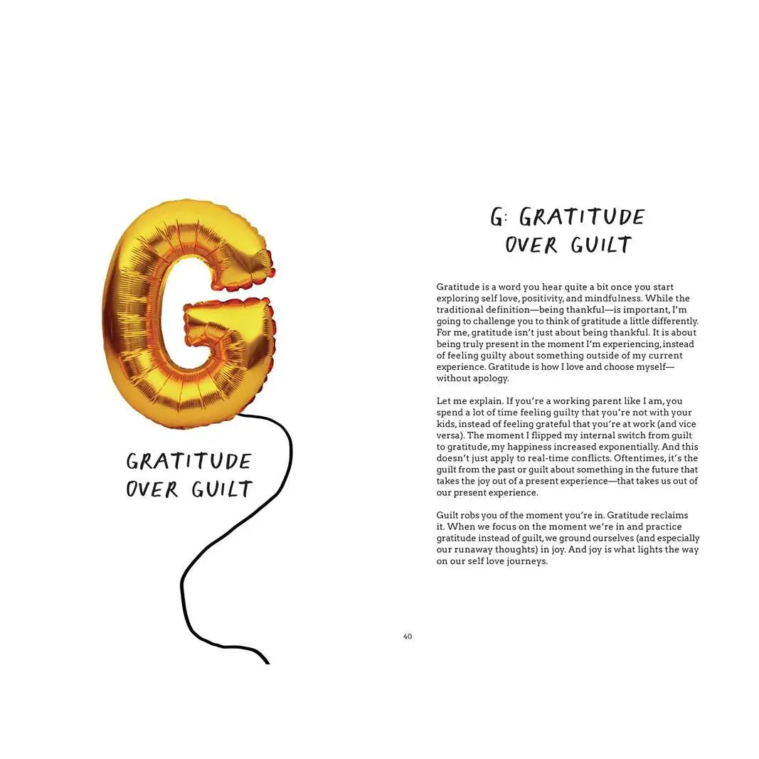 Page 40 of "The ABCs of Self Love," by Melody Godfred.