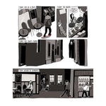 A sequence of panels still showing the main characters schedule in "Invisible Differences," by Julie Dachez.