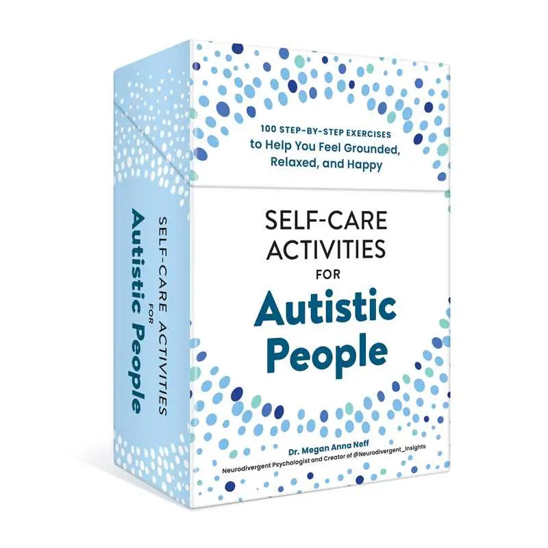 The box for Self-Care Activities for Autistic People by Dr. Megan Neff.