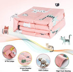 An infographic showcasing the features of the Sivio Cotton Weighted Blanket for Kids.