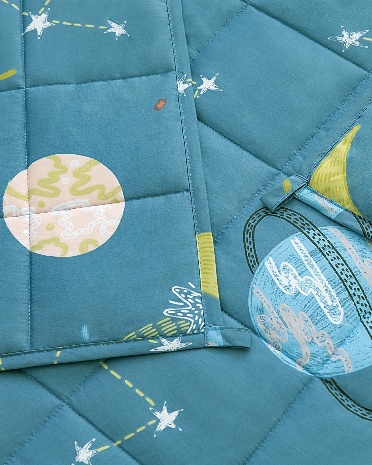 Cotton Weighted Blanket for Kids - Space 5 lbs