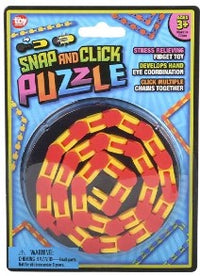 The product package for the Snap and Click Puzzle.