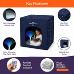 An infographic showing the key features of Special Supplies My Cozy Corner.