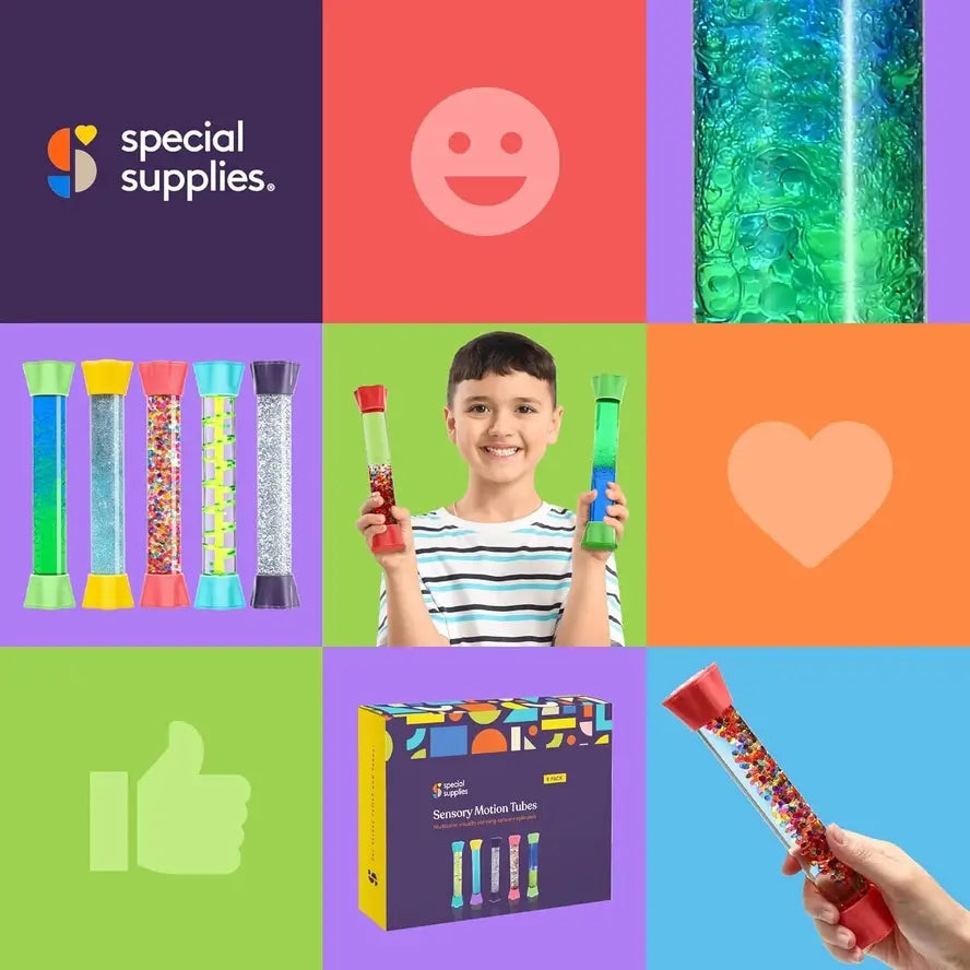 A colorful infographic with 9 tiles of images.