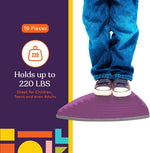 A child stands on top of a large Stepping Stone.