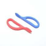 The red and blue Textured Duo Spoon Loops 2-Pack.