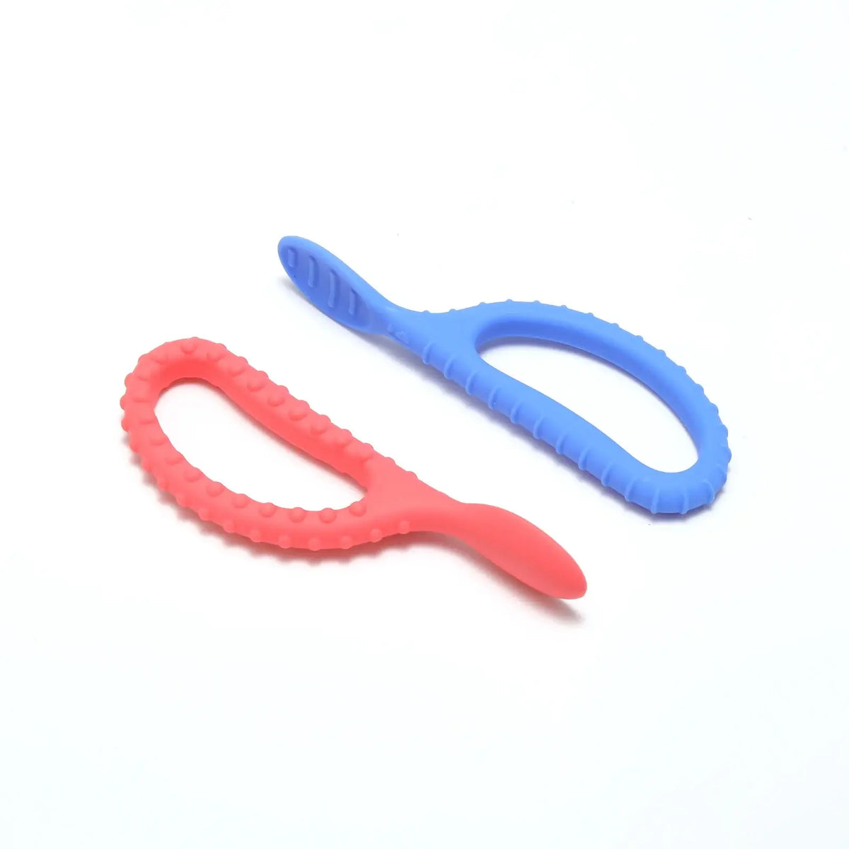The red and blue Textured Duo Spoon Loops 2-Pack.