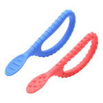 The red and blue Textured Duo Spoon Loops 2-Pack.