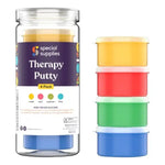 The Set of 4 Therapy Putty in Primary Colors.