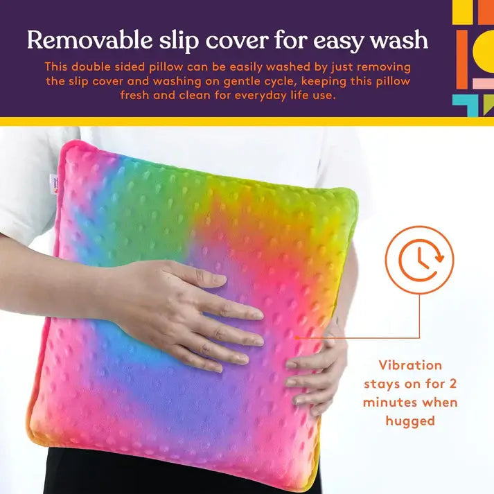 An infographic addressing the removable slip cover for easy wash.
