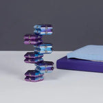 The Speks Geode Chrome Nova set stacked vertically.