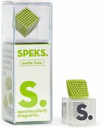 Matte Lime Speks 2.5 mm Magnetic Balls.