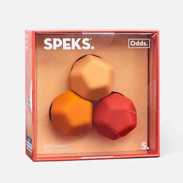 The product package for Speks Odds Silicone Magnets - Orange Planes.