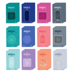 The 12 variants of Speks Slabs.