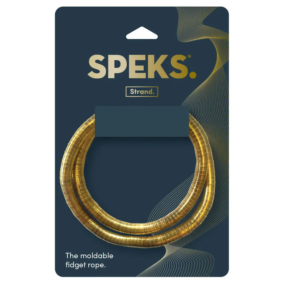 The Gold Speks Strand Fidget Rope.