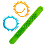 Spiky Sensory Slap Bracelets.