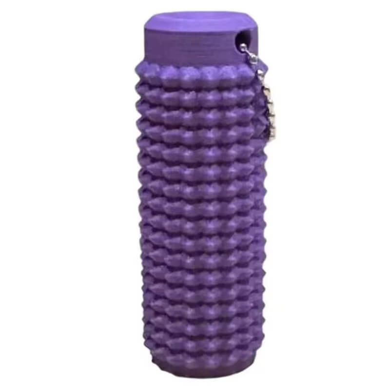 The purple Spiky Tactile Sensory Keychain.