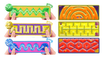 The Squeezy Sensory Mazes Fidgets.