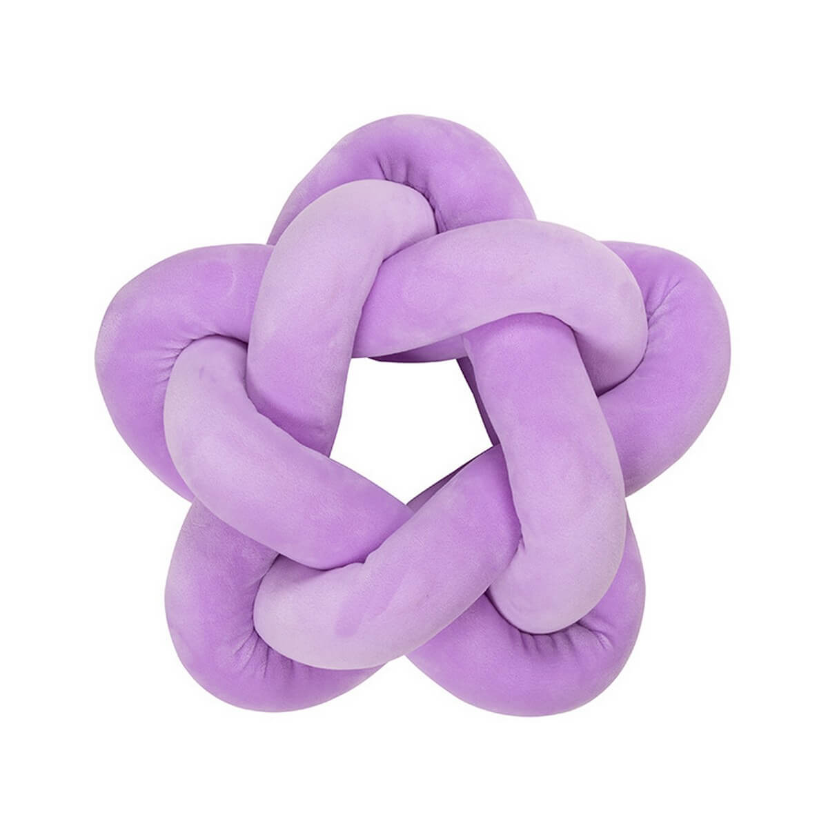 The Taro Star Shaped Knotted Plush Sensory Pillow.