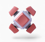 The Pastel Red 6 Key Cube: Mechanical Keyboard Fidget.