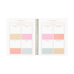 The empty yearly road map pages.