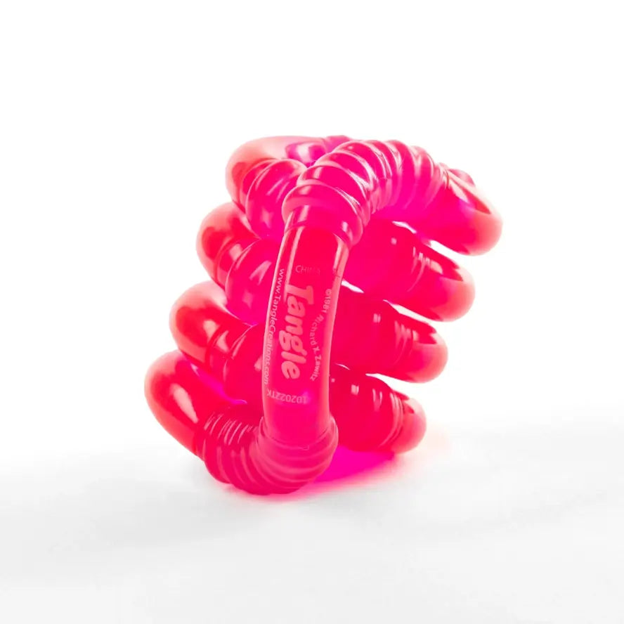 The pink Glow-in-the-Dark Tangle Jr.
