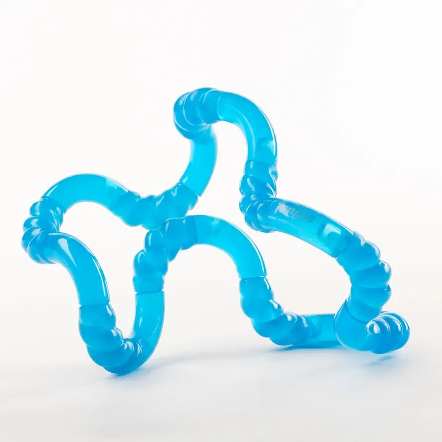 The blue Glow-in-the-Dark Tangle Jr.