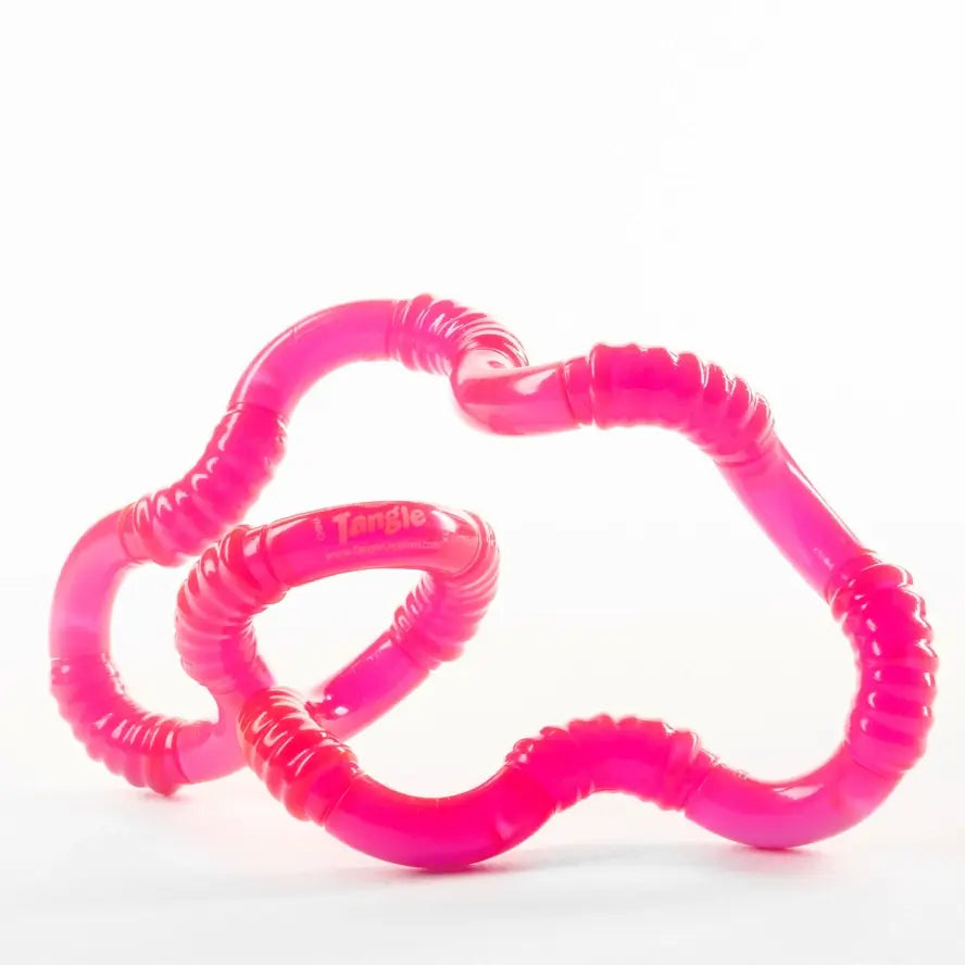 The pink Glow-in-the-Dark Tangle Jr.