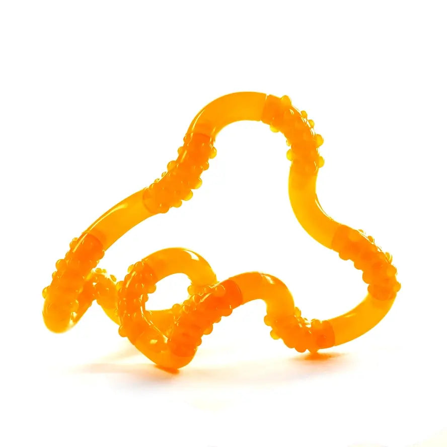 The orange Glow-in-the-Dark Tangle Jr.
