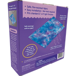 The back of the product box for the Calming Covers Deep Space Ceiling Light Filters.