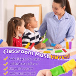 An infographic describing the Textured Suction Toy as a Classroom Must Have.