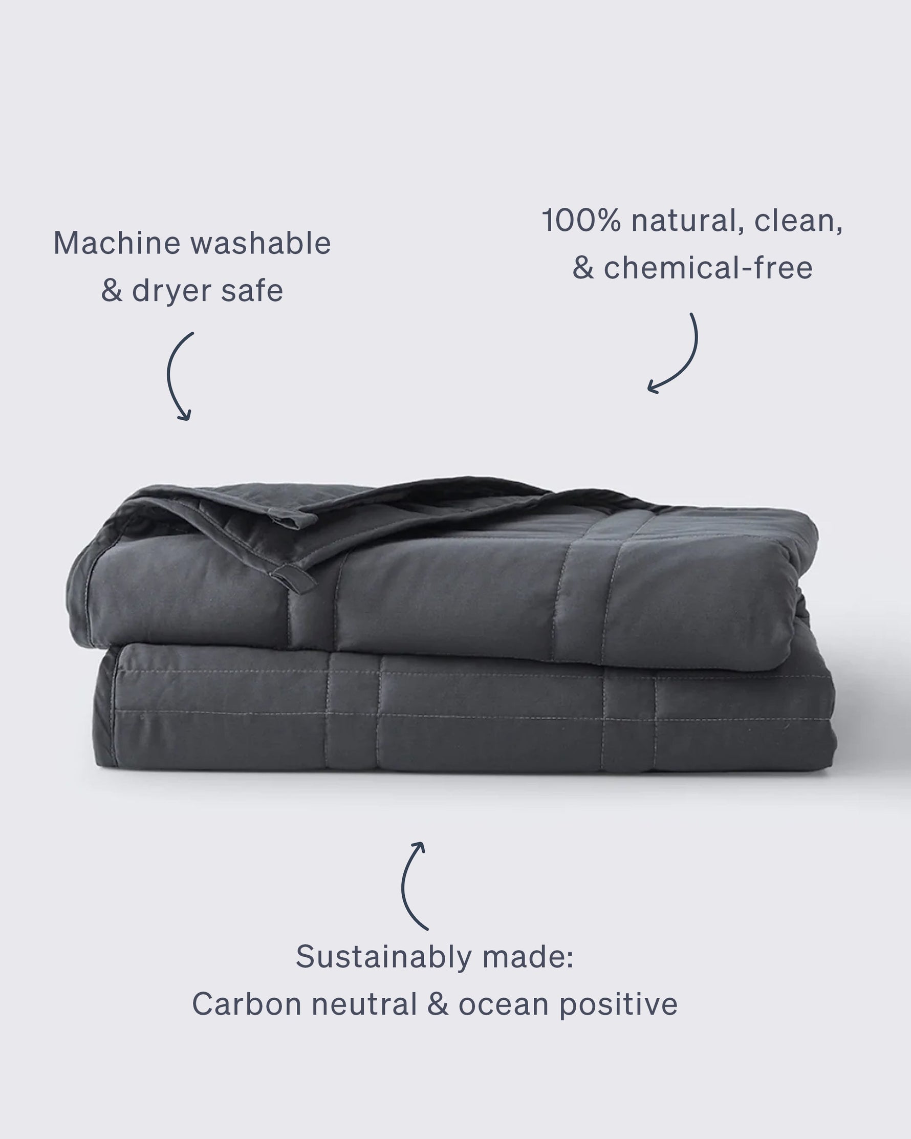 The Midnight Baloo Mini Weighted Blanket.
