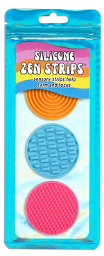 The product package for Silicone Zen Raised Dots Sensory Stickers.