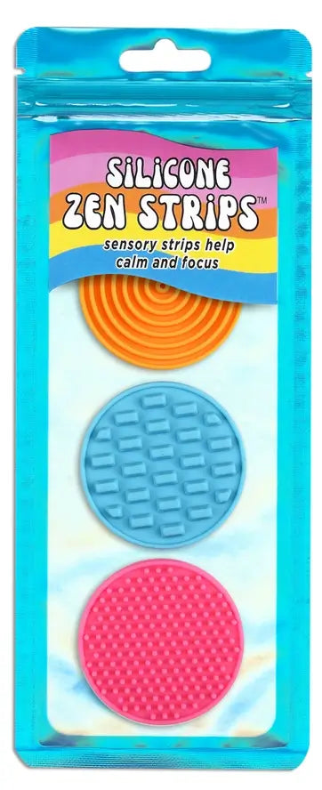 The product package for Silicone Zen Raised Dots Sensory Stickers.