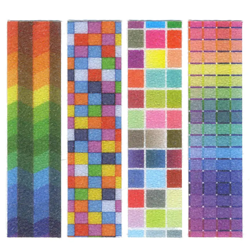 Sandy Brights Zen Strips Fidget Sensory Stickers 4 Pc.