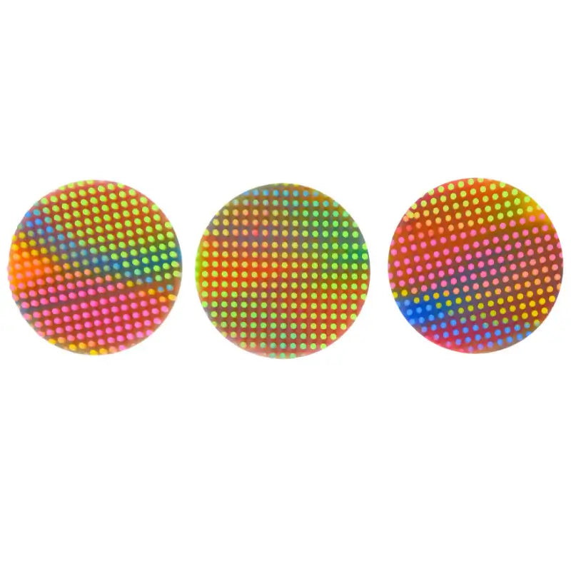 Silicone Zen Dots Fidget Sensory Stickers Multicolor, 3 Pc