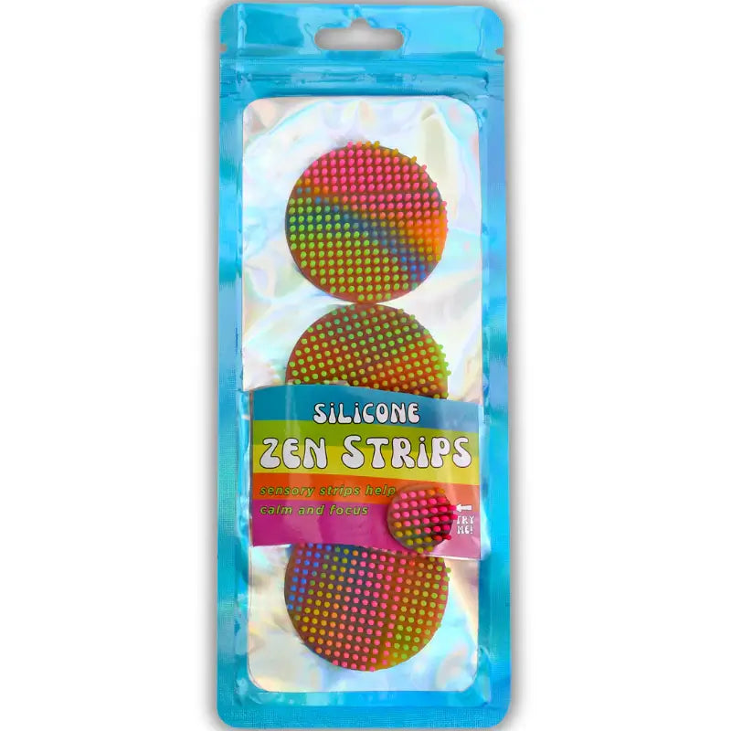 Silicone Zen Dots Multicolor 3 Pc.