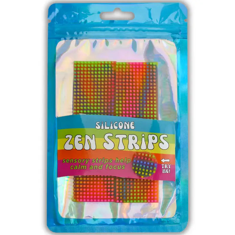 Silicone Zen Strips Fidget Sensory Stickers Multicolor 2 Pc.