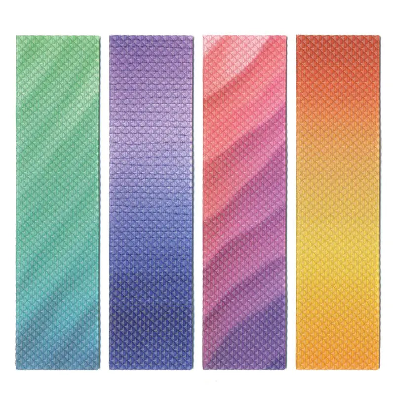 Bumpy Gradient Zen Strips Fidget Sensory Stickers Multicolor 4 Pc.