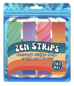 Bumpy Gradient Zen Strips Fidget Sensory Stickers Multicolor 4 Pc.