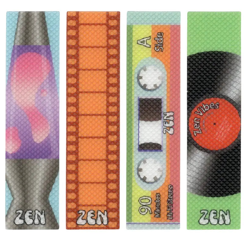 Bumpy Retro Zen Strips Fidget Sensory Stickers 4 Pc.