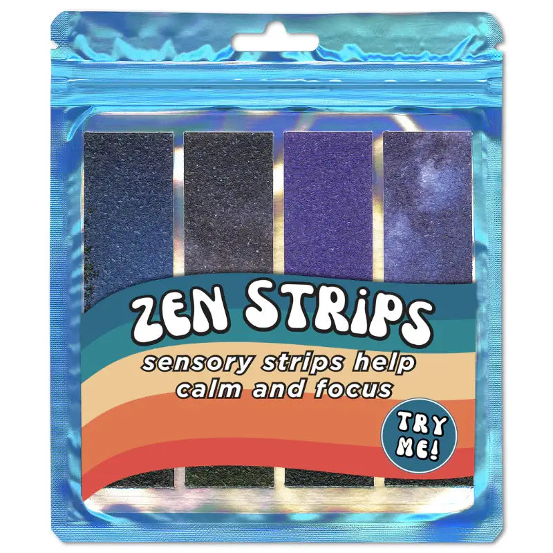 Sandy Nature Zen Strips Fidget Sensory Stickers 4 Pc. 