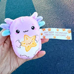 The axolotl Bubble Stuffed Squishy Friends - Emotional Support Edition.