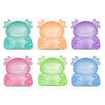 The color variants of the Super Duper Sugar Squishers Axolotl.