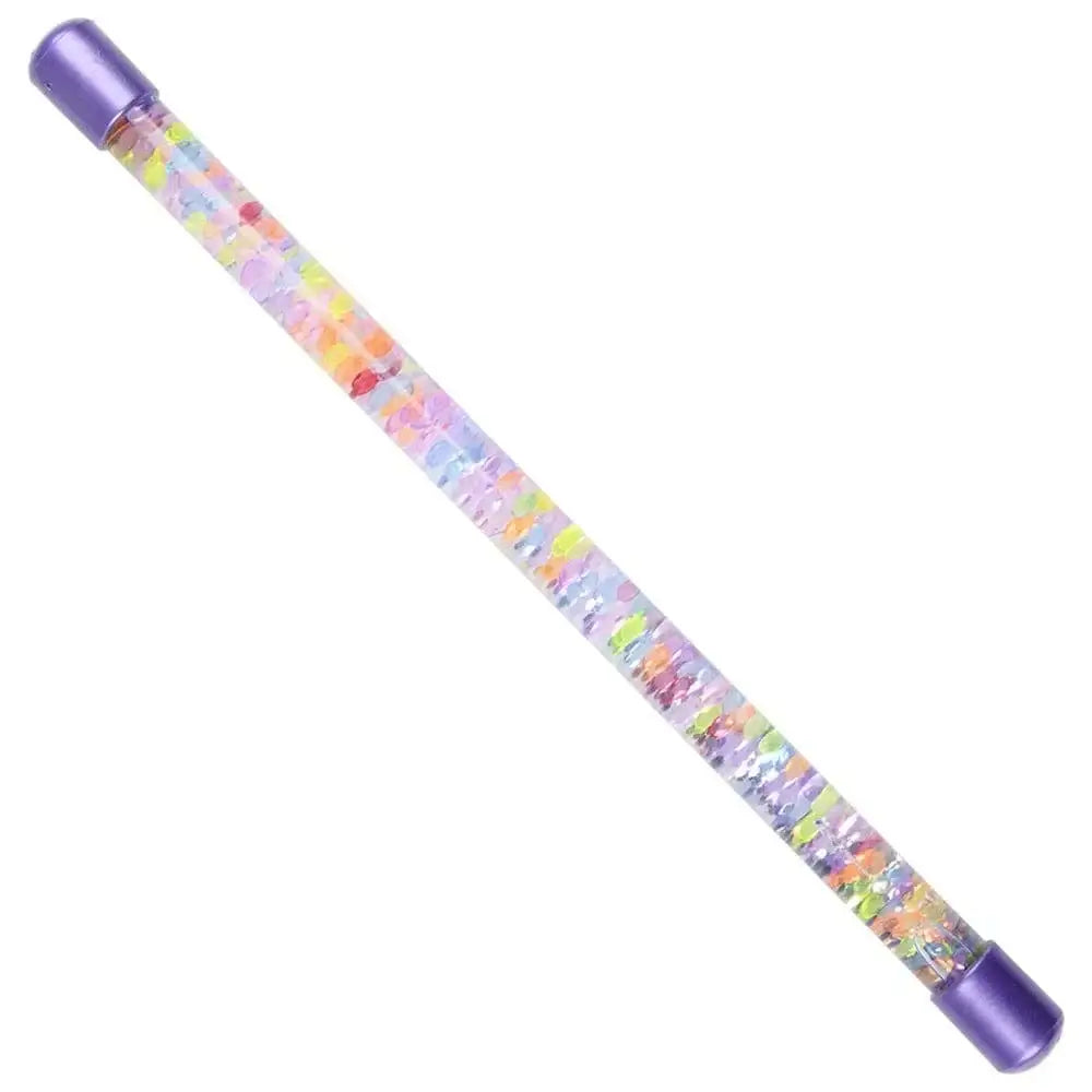 A purple Glitter Water Baton.