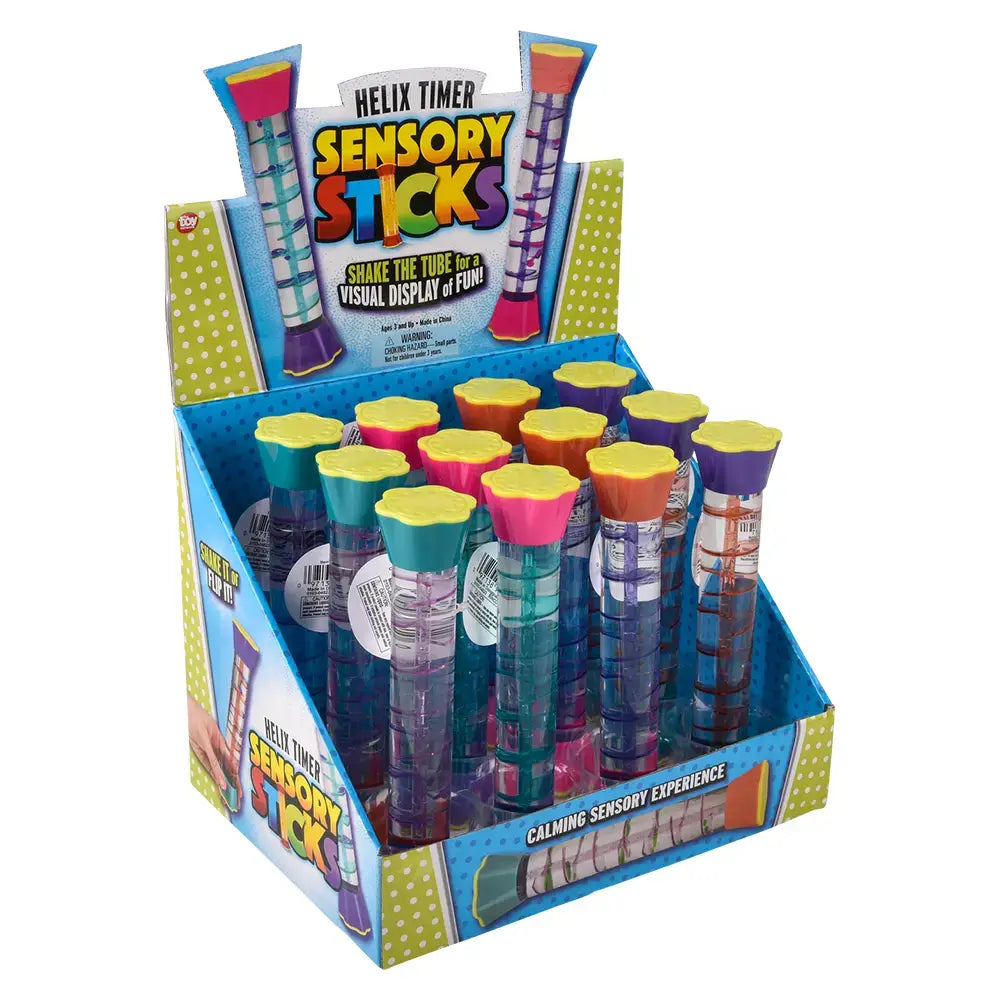 The product display for the 8" Liquid Helix Timer - The Toy Network. 