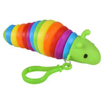 The green 3.75" Sensory Wiggle Caterpillar Clip On.