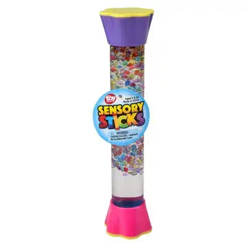 The 8" Water Bead Sensory Tube with its card.