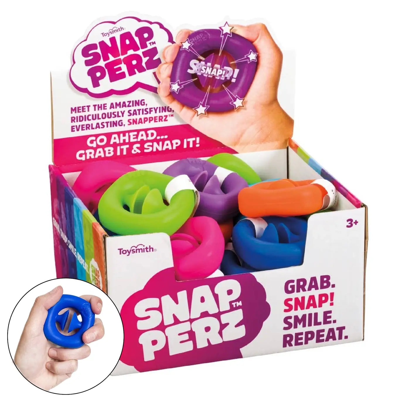 The display box full of Snapperz.